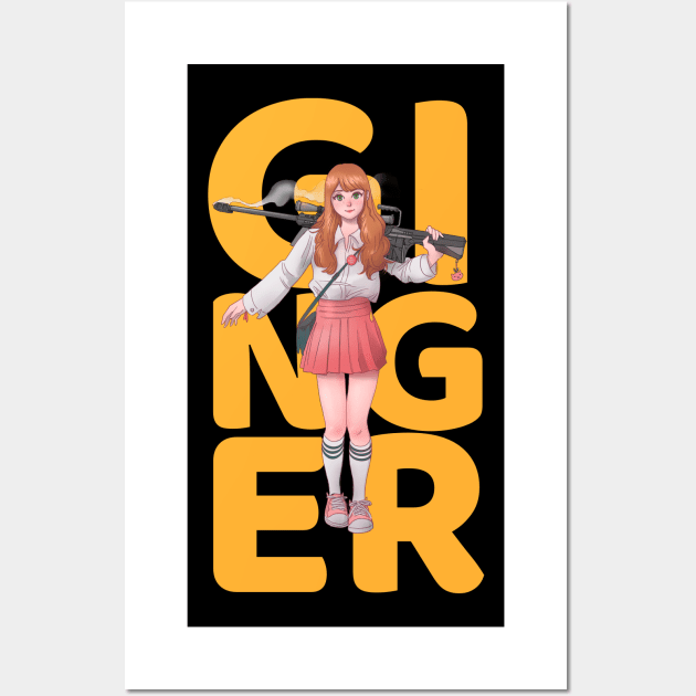 redhead ginger Wall Art by G-DesignerXxX